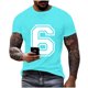 thumbnail image 2 of Tops para hombre, blusas y camisas de cuello redondo y manga corta para hombre, blusas estampadas de moda para hombre, jersey de cuello redondo y manga corta, blusa de poliéster para hombre., 2 of 6