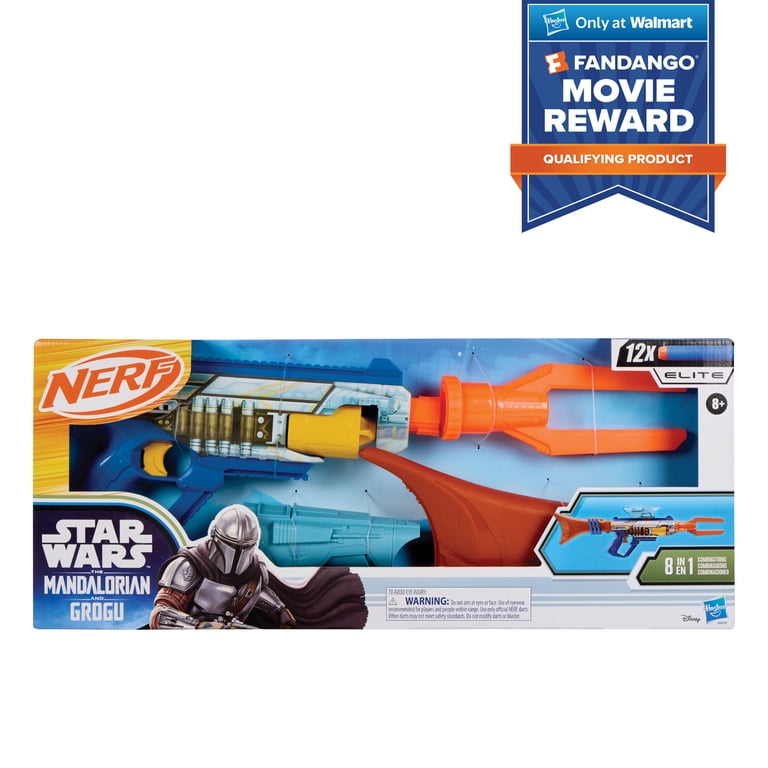 Nerf Star Wars The Mandalorian Blaster, 3 Attachments, Indoor and