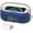 Blue, variant on Bluetooth Speaker with Wireless Charger, FM Radio, Dimmable Bedside LED Night Light, Stereo Sound Dual Wireless Speakers, 2500mAh Portable Speaker for Home Decoration, Bedroom, Office, Gift