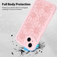 thumbnail image 2 of Funda de teléfono MZELQ para iPhone 15 de silicona, color rosa girasol, 2 of 6
