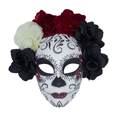 thumbnail image 1 of Máscara Antifaz Catrina Con Flores Importadora La Merced Plástico Alta Resistencia, 1 of 3