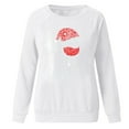 thumbnail image 4 of jsaierl Chandails de Noël pour Femmes Mignons, Chandails Décontractés Amples pour Femmes, Chandails de Noël Rouges en Verre à Manches Longues, Chandails Doux Amples, 4 of 4