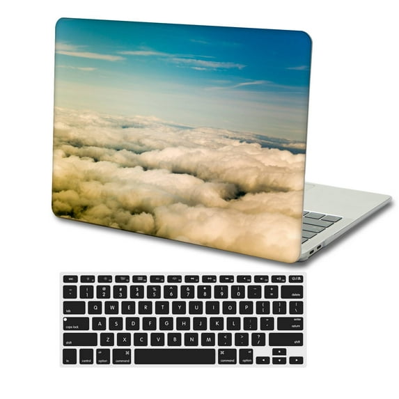 KSK KAISHEK Hard Shell Cover Compatible MacBook Pro 16" 2020-2019 A2141 + Black Keyboard Cover, Sky Series 0774