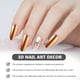 thumbnail image 4 of 18 unids 3D Nail Art Decalos Cuadros de uñas Rhinestones Diamonds Manicure Studs (al azar), 4 of 5