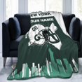 thumbnail image 5 of Custom New York 2 Blanket Personalized Throw Blankets Name and Number for Men Women Boy Football Style Decor Gifts, 5 of 6