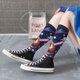 thumbnail image 5 of Balery Space Colorful Donut Calcetines novedosos Calcetines deportivos Calcetines hasta la rodilla Calcetines de algodón Calcetines originales y geniales, 5 of 6