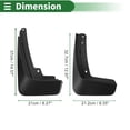 thumbnail image 3 of Guardabarros Unique Bargains para Buick Enclave 2020-2023 con accesorios de montaje, 3 of 6