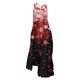 thumbnail image 2 of Gibobby Vestido largo para mujer Mujer Verano Casual Sin mangas Estampado con cuello en V Maxi Vestido suelto Boho Beach Vestido largo con bolsillos(Rojo,XL), 2 of 4