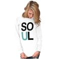 thumbnail image 3 of Matching Set for Couples Soul Mates Plus Size Long Sleeve Graphic Tee Shirt Brisco Brands 2X, 3 of 6