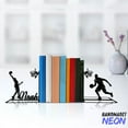 thumbnail image 3 of Handmadetneonsign Basketball Metal Bookends, Sport Player Name Bookend, Table Bookshelf Decor 044773, 3 of 4