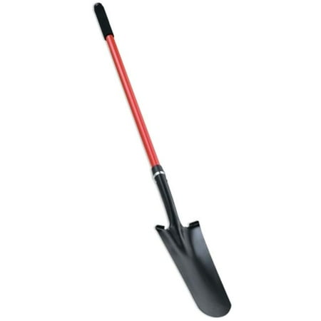 48in. Fiberglass Handle Hollow Back Drain Spade