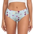 thumbnail image 1 of Fotbe Poodle Dog Calzones Estampados para Mujer – Ropa Interior de Algodón, Cómoda, Suave y Elástica-Large, 1 of 6