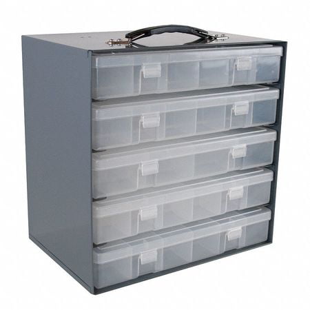 Stalwart 39-Drawer Black Plastic Small Parts Compartment Organizer