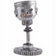 thumbnail image 1 of Escultura de resina con forma de calavera de pistón tallada, estatua creativa hecha a mano, obra de arte, decoración para el hogar, 14 x 6 x 8 cm, 1 of 5