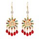 thumbnail image 2 of Pendientes para mujer, regalos para mujer, pendientes de moda de estilo étnico para mujer, pendientes únicos, pendientes festivos, joyería decorativa, anillo de aleación., 2 of 4