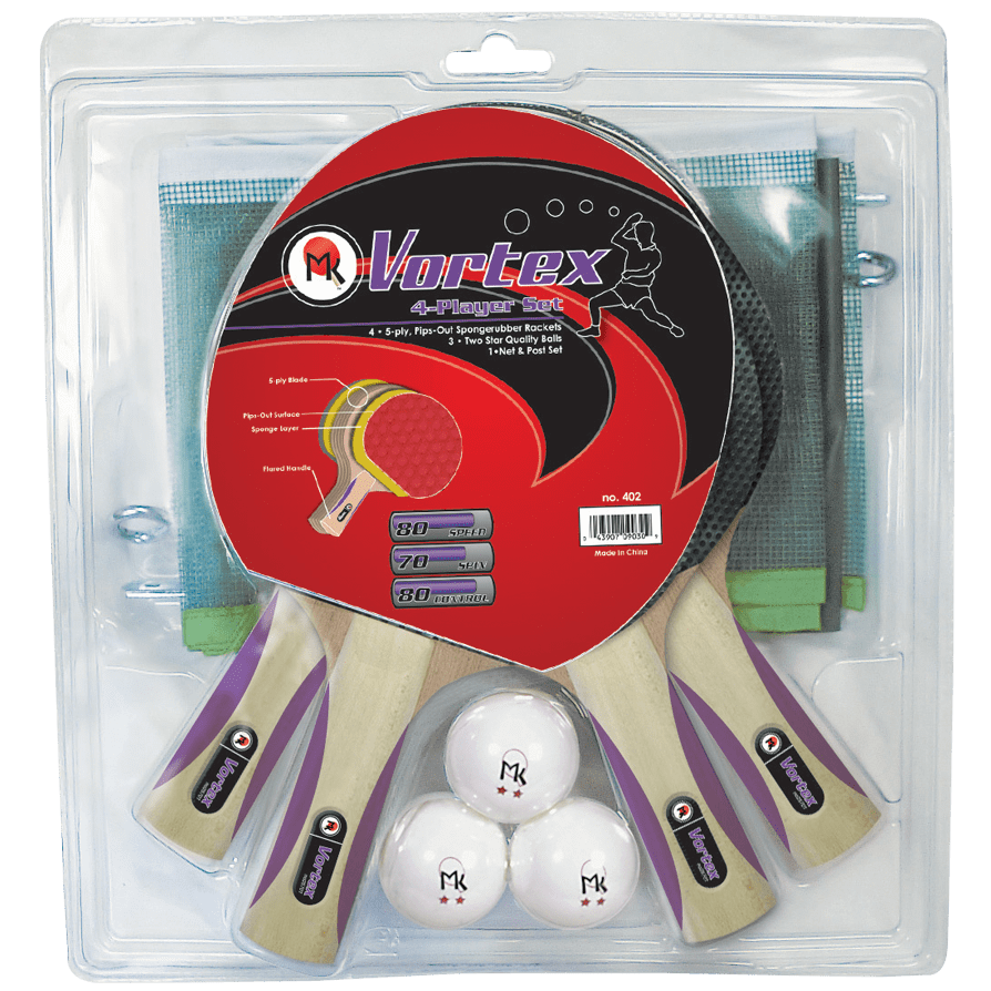 New MK Vortex Ping Pong Paddle Table Tennis Racket Bat Table Tennis