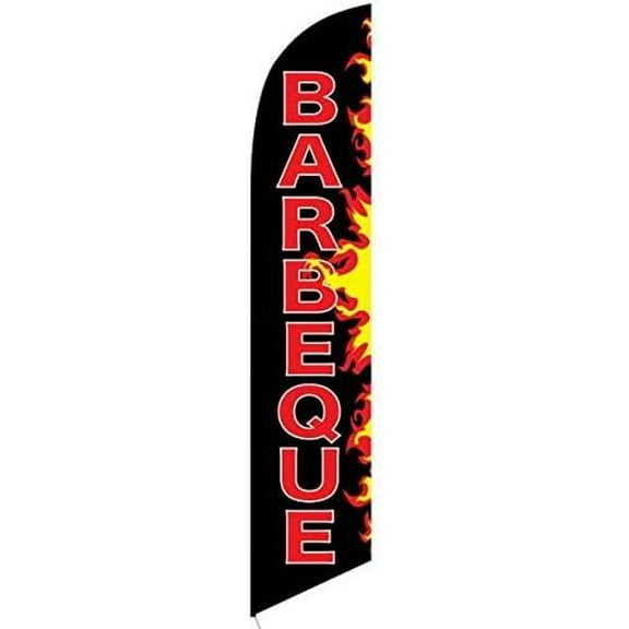 Barbeque BBQ Feather Banner Swooper Flag, Replacement Flag