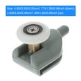 thumbnail image 2 of TABLZONE 10Pcs Sliding Door Wheels Grey Iron For Shower Door Guide Installation, 2 of 6
