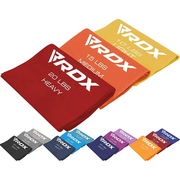 RDX Exercise Resistance Bands TPE 3 Level Set, Reach RoHS CPSIA Certified, Skin Friendly Thick Stretch Loop