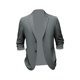 thumbnail image 5 of Chaqueta de traje para hombre Traje de chaqueta para hombre, elegante 2 botones para hombre Abrigos deportivos y traje de chaqueta, abrigos de traje , Gris Verde XL Salvador chaqueta de traje, 5 of 9
