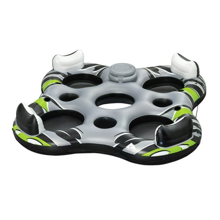 Ozark Trail 8  5  Multicolor Rapid Rider Quad River Tube  Adult Unisex Float
