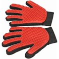 thumbnail image 1 of Pet Glove Gentle Deshedding Brush Glove Efficient Pet Hair Remover Mitt Perfect for pets with Long & Short Fur - 1 Pair, 1 of 4
