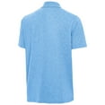 thumbnail image 3 of Men's Antigua Heather Powder Blue Chicago Sky Par 3 Polo, 3 of 3