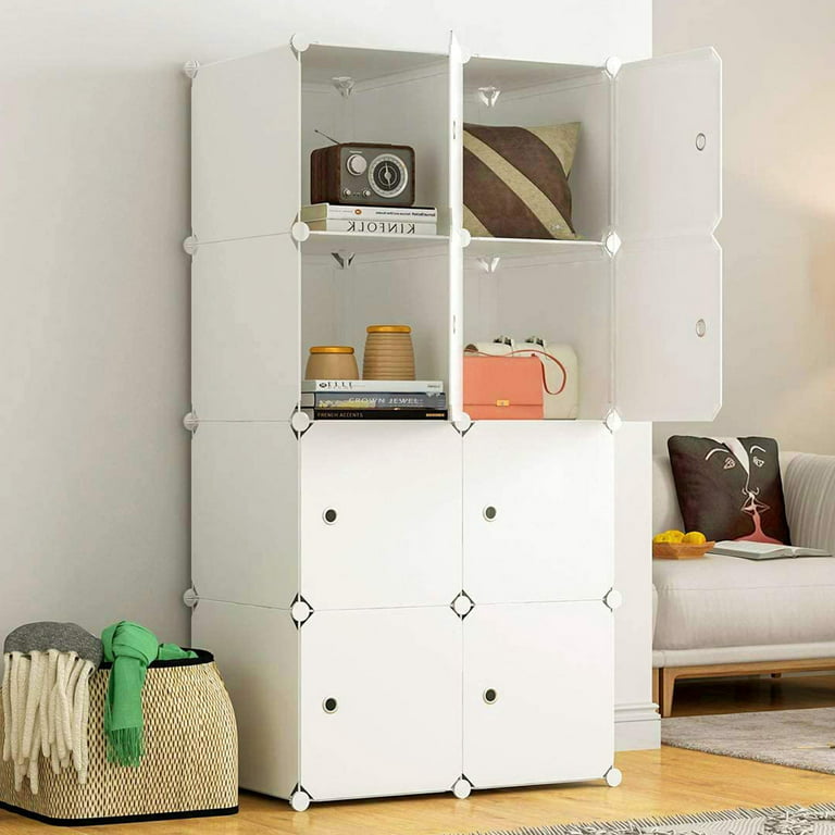 Letmobel Cube Organizer | Book Shelf Organizer with Cube Storage Shelf |  DIY Cubical Storage Organizer | Shelf Organizer for Bedroom Living Room