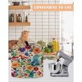 thumbnail image 4 of Vintage Botanical Stand Mixer Dust Cover with Storage Pocket & Handles, Spring Floral Summer Vintage Fits All Tilt Head & Bowl Lift Kitchen Appliance Cover Organizer Bag Accessories, 4.5-5 Quart, 4 of 6