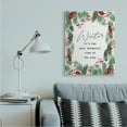 thumbnail image 2 of Stupell Industries Most Wonderful Time Winter Phrase Festive Wreath Canvas Design by Lettered and Lined, 2 of 6