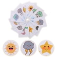 thumbnail image 3 of MasteelfCA 12Pcs Sight Words Flash Cards Weather Cognition Flash Cards Kids Early Educational Cards, 3 of 8