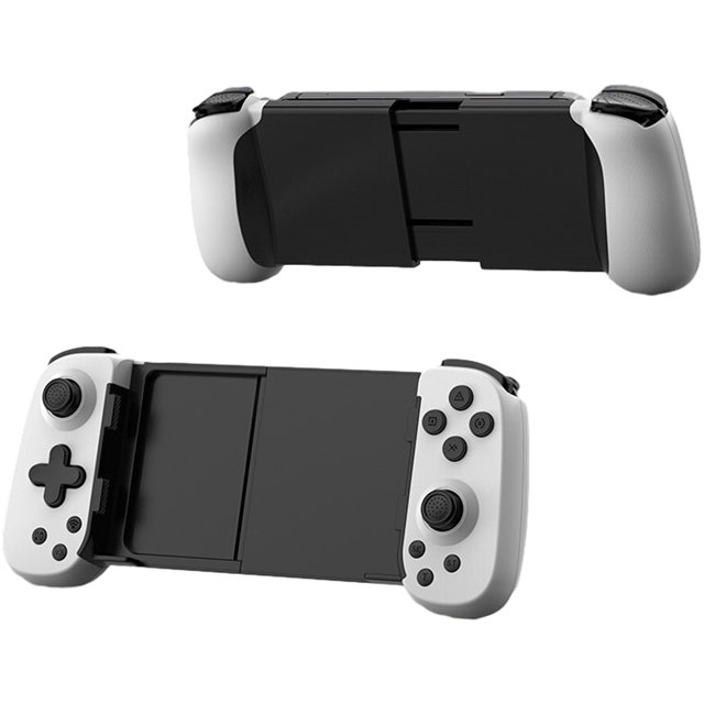 Wireless D6 Stretchable Gaming Controller for Mobile Compatible with Hall Effect Joysticks, Six-Axis Motion Control, and Vibration