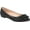 Black, variant on Journee Womens Judy Slip On Pointed Toe Ballet Flats, Widths Available