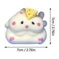 Cute Hamster Squeeze Toys Slow Rise Stress Relief Animal Squishy Toy ...