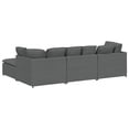 thumbnail image 2 of Bowery Hill Contemporary Large Modular Sofa in Dark Grey Fabric, 2 of 8