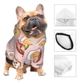 thumbnail image 3 of Honeii Breakfast Print Small Dog Hoodies Pet Hooded Sweatshirts Fall Winter Puppy Cat Sweaters Warm Clothes for Small Dogs Outfits Costume-XX-Large, 3 of 7