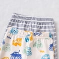 thumbnail image 5 of 2-Pack Baby Boys Jogger Pants Soft Stretch Cotton Solid Color Elastic Waist Casual Bottoms Black，Gray，Green,Navy,Cream.Size 6M-4Y, 5 of 7