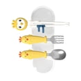 thumbnail image 4 of Chopsticks de Abrenamiento para Niños, Ejercio de MoviMientos de Manos 45 Grados Cucharos de Abrenamiento de Aperta Establecido para Uso Diario, 4 of 8