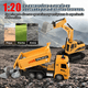 thumbnail image 4 of Excavadora carros vehículo de ingeniería RC juguete Xtellar color amarillo, 4 of 4