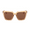 Beige, variant on OWL Vintage Oversized Sunglasses for Men & Women -Top Horned Rim Eyewear