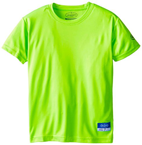 Optic Green Louisville Slugger Youth Loose-Fit Shorts Sleeve Shirt X-Large 