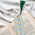 thumbnail image 6 of Kdxio Colorful Dinosaur Print Metal Tassel Bookmarks,Perfect Gift for Art Lovers and Bookworms Metal Bookmarks for Women, 6 of 8