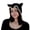 Black with white edg, variant on Fun Beanies Hat for Teens Autumn Winter Knitted Hat Halloween Party Photography Props Unique Horn Knitted Beanies