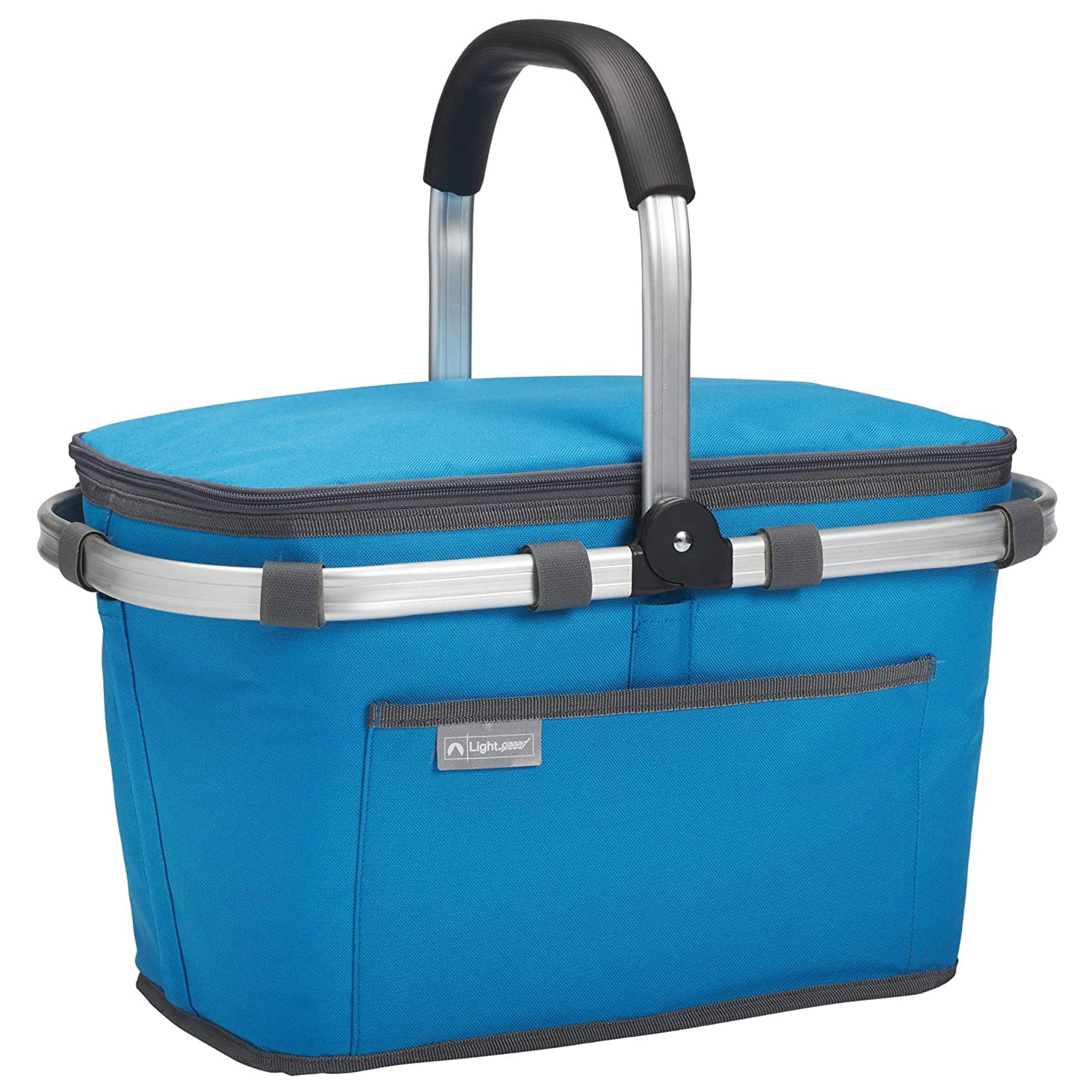 35L Folding Picnic Camping Insulated Cooler Cool Hamper Shopping Basket Bag Box 