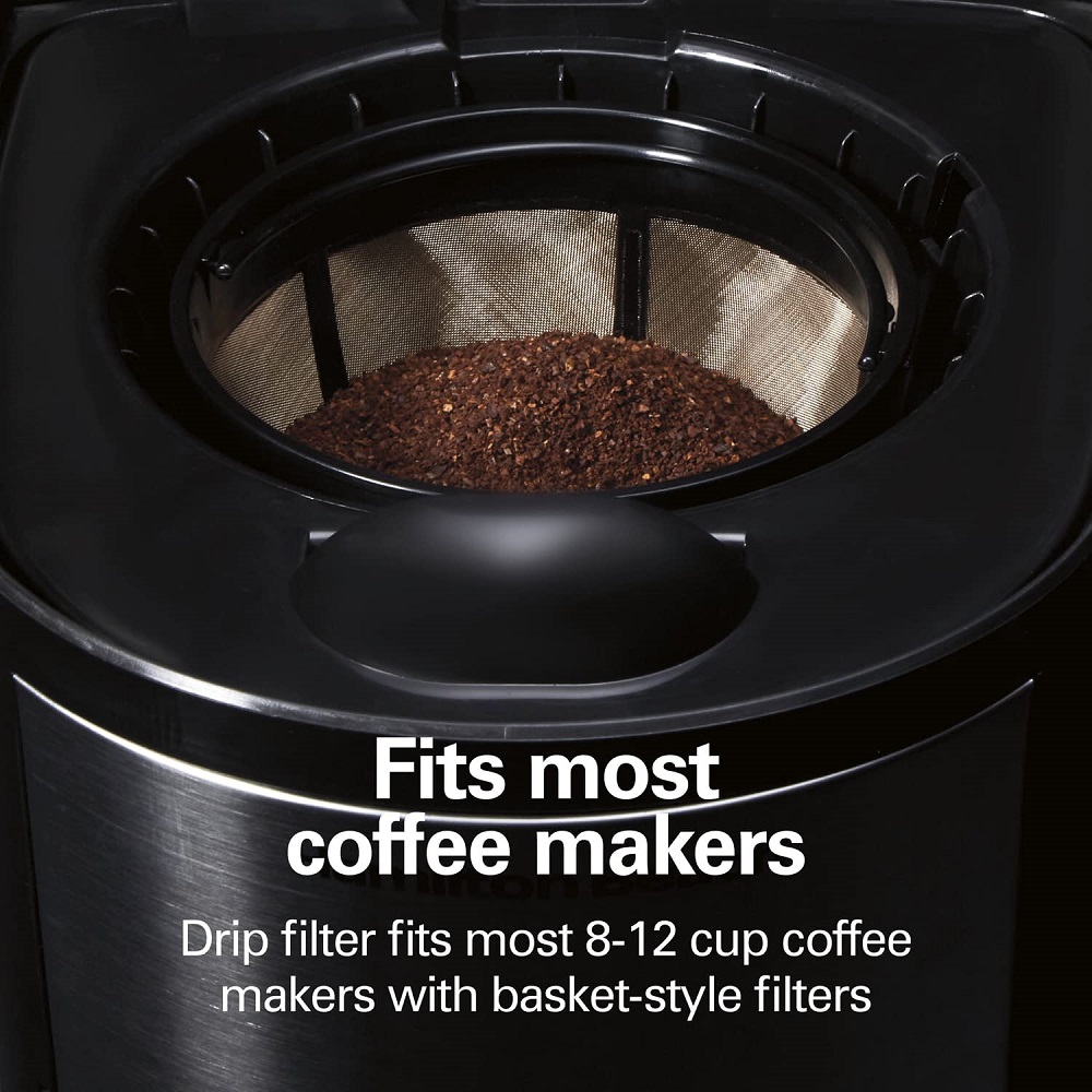12 Cup Basket Universal Permanent Stainless Steel Coffee Filter by Cafe-Brew Collection - image 4 of 5
