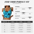 thumbnail image 5 of Uemuo World Turtle Day Pattern Women's Sports Bra - High Impact Support, Breathable, and Comfortable Athletic Bra for Running, Yoga, and Workouts, 5 of 9