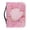 Pink Cherry Blossom Wreath, variant on HELLHERO Cherry Blossom PU Leather Bible Bag, Protective Zippered Bible Cover for Bible Study and Church, Portable Tote for Women and Men