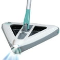 thumbnail image 1 of Zippi Sweeper Pro - Barredora ligera mejorada y nueva 2025, perfecta para alfombras cortas de madera dura y azulejos, diseño triangular que permite barrer en esquinas, luz LED, tiempo de limpieza de 1, 1 of 5
