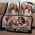 thumbnail image 4 of Personalized Blankets and Throws Photo Blanket Customized Using My Own Photos Customized Blanket Collage Blanket Customized Blankets, 4 of 5