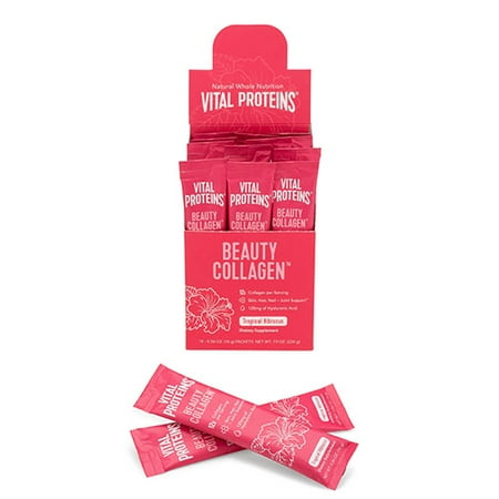 Vital Proteins, Beauty Collagen, Tropical Hibiscus Stick Pack Box, 1 ct